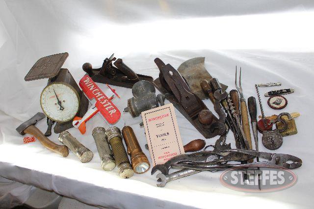 Winchester memorabilia to include tools, scales, _1.jpg